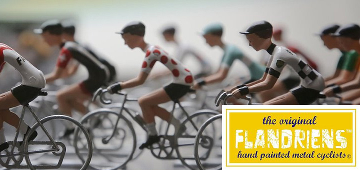 Flandriens miniatuur wielrenners