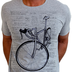 T-shirts voor fiets- wielerliefhebbers -